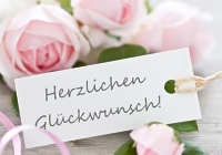 Glückwünsche zur Hochzeit