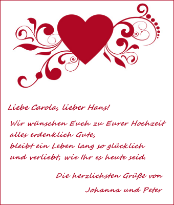 Alles liebes wünschen euch brautpaar wir Hochzeitswünsche kurz