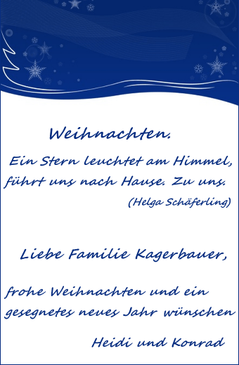 Vorlage für eine Karte mit einem Weihnachtsspruch